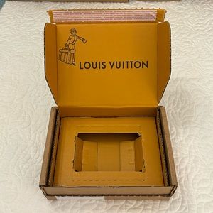 Louis Vuitton Packaging Box in Brown and Yellow